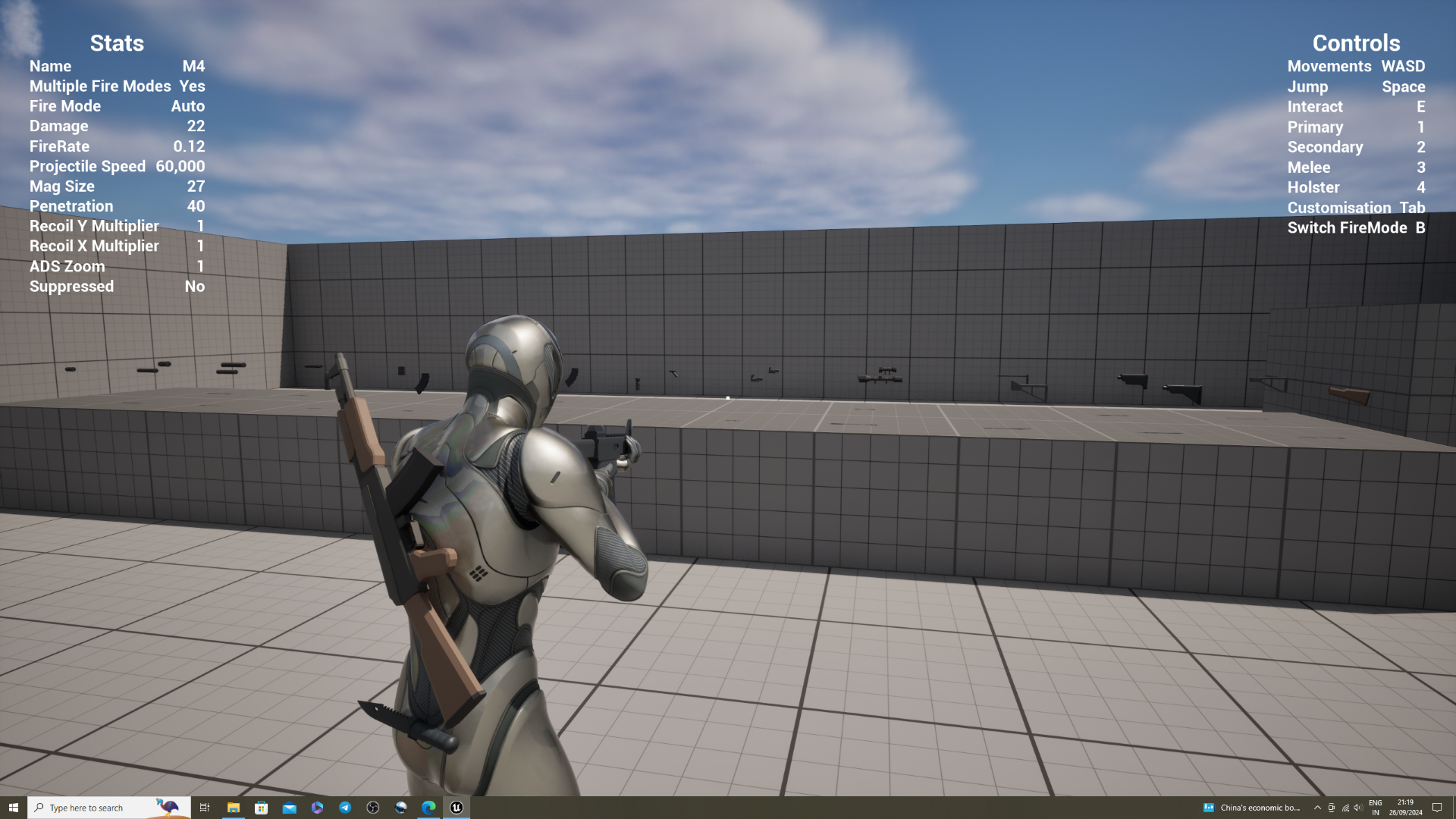 Weapon Customisation System - Screenshot
